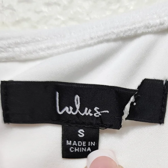 Lulus Undeniable Icon White Textured Bustier Bodycon Midi Dress S Wedding Party - Picture 10 of 10